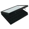 Safe Premium-Vitrine "Black Edition" mit 45 Fächern à 36 x 49 mm Nr. 5677 Neu