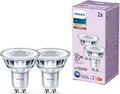 Philips LED GU10 Lampe 35W Ersatz warmweiß 2700K 255lm 2er Pack Matt