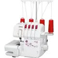 Brother M343D Overlock - Overlock - 4 Stiche - Rot/Weiß