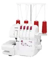 Brother M343D Overlock-Nähmaschine, 29 x 34 x 30 cm, Weiß / Rot