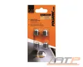 FOLIATEC 4x AIRCAPS Ventilkappen ALUMINIUM, chrom +3 schwarzen Gummiringen