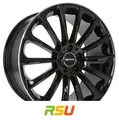 GMP Stellar black polished lip 9.5x20" ET50 LK5 112 ML 66.6 Alufelgen 20 Zoll
