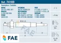 FAE 74169 Glühkerze für Mitsubishi für Nissan für Hyundai