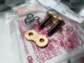DID Nietschloss DID 530 VX3, DID530VX3, Hohlniet, G&B, rivet link, ZJ, gold Niet