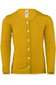 Engel Natur Kinder Strickjacke/Cardigan, Wolle und Seide, (104, Safran)