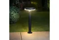 esotec LED Solarleuchte Solarleuchte für außen AREZZO, PIR, Edelstahl, LIFEPO4 Akku, 102742, LED fest integriert