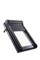 Original Roto Außenrollladen ZRO - Rollladen Manuell mit Kurbel - Doppelwandige Alu-Lamellen - Außenrollo für Roto Dachfenster Baureihe Designo R6/R8 - Größe 094/118 | 09/11 - Farbe Anthrazit Metallic