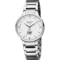 Regent Metall Damen Uhr Armbanduhr Quarz silber Funkuhren D2URFR287 - Silber