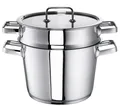 ROHE Germany Spaghettitopf Conia, Edelstahl 18/10 (Set, 3-tlg., 1 x Spaghettitopf, 1 x Einsatz, 1 x Deckel), Induktionsgeeignet