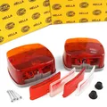2x HELLA Heckleuchte Rückleuchte  12 / 24V MERCEDES KRAMER BOMAG u.a