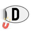 Länderkennzeichen 17,5x11,5cm nach DIN EU-Norm Magnetschild RV005-01 Deutschland