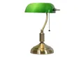 Clayre & Eef Schreibtischlampe Clayre & Eef Lumilamp Schreibtischlampe Bankerlampe Grün E27 mx 1*60W