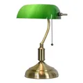 5LL-5104 Schreibtischlampe Bankerlampe Tischlampe Lampe 27*17*41 cm E27/max 1*60