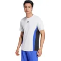 adidas Tennis Tshirt Pro HEAT.RDY FreeLift weiss/blau/schwarz Herren