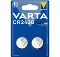 VARTA CR2430 Knopfzelle 3V Lithium Batterien im 2er Blister – kindersicher Batterie