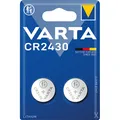Varta 2er-Pack Electronics Lithium-Knopfzellen CR2430, 3 V, Retail Blister