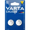 Varta CR2430 3V Lithium Knopfzelle Batterie 2er Pack Autoschluessel / Spielzeug