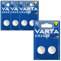 4x Varta Knopfzellen Lithium Batterien DL CR 2430 CR2430 3V Blister 2er Blister