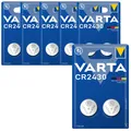 6x Varta Knopfzellen Lithium Batterien DL CR 2430 CR2430 3V Blister 2er Blister