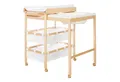 roba® Bade- und Wickelkombination Wickeltisch mit Badewanne, Holz natur, inkl. Wickelauflage