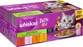 Whiskas 1+ Tasty Mix Katzen Nassfutter Rind Geflügel Lachs Huhn Weißfisch 40x85g