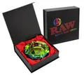 RAW® Kristallglas Aschenbecher, ø ca.11,5cm Rainbow Ascher Geschenkverpackung
