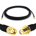 RANGEFUL SMA Stecker auf SMA Buchse RG58 Koaxialkabel 30cm — Verlängerung Low Loss antennenkabel 50ohm — für WiFi RF Antenne GSM LTE 4G 5G 6G Router Signalverstärker Lora Ham CB Funk
