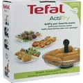 Heissluft Fritteuse Tefal XA701074 Snackaufsatz Snackeinsatz Garkorb Snack Accessory Drahtkorb mit Griff Spülmaschinengeeignet ActiFry AL800xx FZ7... - Silber/Schwarz