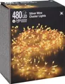 1.03 Silver Wire CLUSTER Lights - 480 LED / 4,8m
