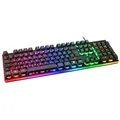Deltaco GAM-021-RGB-DE Tastatur Gaming USB QWERTZ Deutsch Schwarz