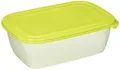 Rothobabydesign Rotho 6627605070 Lebensmittelbehälter, Sunshine, 2 x 1,9 l, transparent/grün