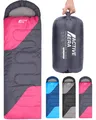 Premium Mumienschlafsack 250 GSM, Schlafsack Winter & Sommer, 0°C bis 15°C, I...