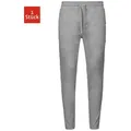 SNOCKS Jogginghose Lange Sweatpants für Herren aus Bio-Baumwolle (1-tlg) aus Bio-Baumwolle mit bequemer Passform grau|silberfarben L