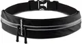 Fitgriff Laufgürtel - Lauftasche Jogging Running Belt  - schwarz  - Small/Medium