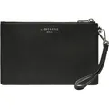 Kosmetiktasche LIEBESKIND BERLIN "Pouch Accessories OTHER SLGs/ SOFT NAPPA", Damen, Gr. B/H/T: 22,5cm x 14cm x 0,5cm, schwarz, Leder, Taschen