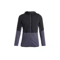 Icebreaker Men Merino 200 Realfleece Descender LS Zip Hoodie Bl/Grph/Cb (Auslauf (Auslaufware) (XL)
