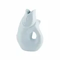 Gift Company Vase Monsieur Carafon S, Fisch-Dekovase, Steingut, Blue Horizon