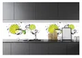 WallArena - Vlies Fototapete Limetten 250x60 cm - Fototapeten - Tapeten - für Wohnzimmer Schlafzimmer - Vliestapete Wandtapete Tapete 3D Effekt- inkl. Kleister - Küche