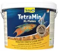 TetraMin XL Flakes - Fischfutter in Flockenform für größere Zierfische, ausgewogene Mischung für gesunde Fische und klares Wasser, 10 L Eimer