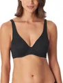 Schiesser Damen Bügel-BH mit Spacer-Futter - Air, schwarz_181129, 85E