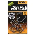 Fox Edges Armapoint Super Wide Gape Long Shank Hooks - 10 Haken, Größe:7