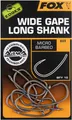 Fox Edges Wide Gape Long Shank Gr.7