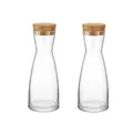BORMIOLI ROCCO 5178205 Occa Ypsilon aus Glas, transparent, mit Korkverschluss, 0,5 l, Glas