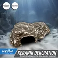 ZooPaul Keramik Deko Dekoration Aquarium Terrarium Höhle Stein Optik Versteck