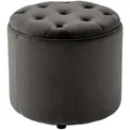 CLP Sitzwürfel, Grau, Kunststoff, 44x42x44 cm, Wohnzimmer, Hocker, Sitzwürfel