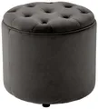 Sitzhocker Pantin Samt grau