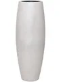 VIVANNO Pflanzkübel Bodenvase Fiberglas Magnum Creme - 100x29