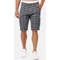 Indicode Cargoshorts Herren Monroe Cargo Cargo Shorts Herrenshorts mit 6 Taschen inkl. Gürtel grau S