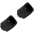 Shelly Plug M Gen3 Black Smarter Zwischenstecker WLAN/BT 2er Set schwarz