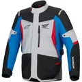 Alpinestars Honda ST-1 wasserdichte Motorrad Textiljacke, schwarz-grau-blau, Größe S für Männer